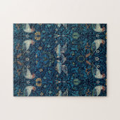 William Morris Blue Birds Tapestry Classic Puzzle (Horizontal)