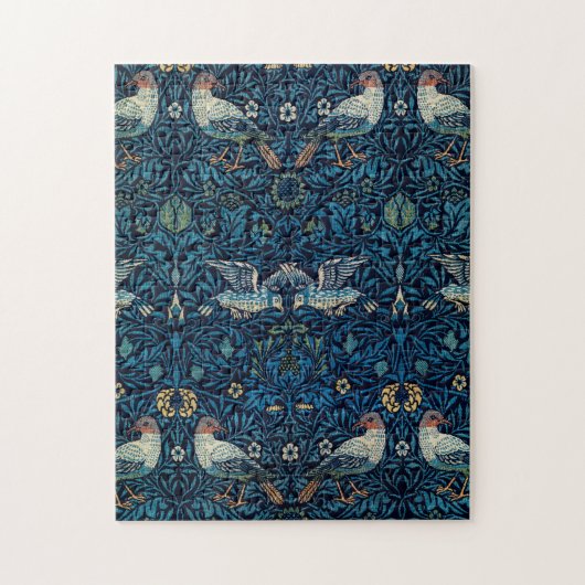 William Morris Blue Birds Tapestry Classic Puzzle (Vertikal)