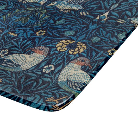 William Morris Blue Birds Tapestry Classic Schneidebrett (Ecke)