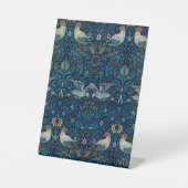 William Morris Blue Birds Tapestry Classic Sockelschild (Vorderseite)