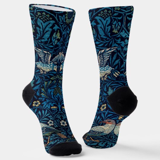William Morris Blue Birds Tapestry Classic Socken (Gewinkelt)