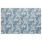 William Morris Blue Cream Floral Pattern Stoff (Fat Quarter (45,7 x 55,9 cm))