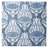 William Morris Blue Floral Pattern Classic Fliese (Vorderseite)