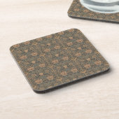 William Morris: Blue Honeysuckle Beverage Coasters Getränkeuntersetzer (Linke Seite)
