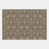 William Morris: Blue Honeysuckle Wrapping Paper Geschenkpapier Set (Vorderseite 3)