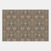 William Morris: Blue Honeysuckle Wrapping Paper Geschenkpapier Set (Vorderseite 2)