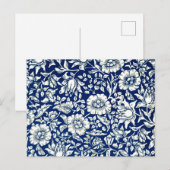 William Morris - Blue Mallow Postkarte (Vorne/Hinten)