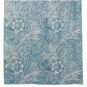 William Morris - Blue Marigold Duschvorhang (Vorderseite)