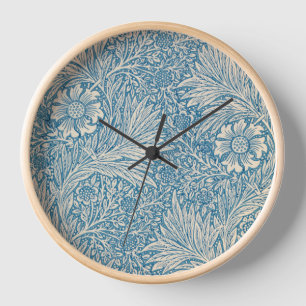 William Morris - Blue Marigold Floral Uhr