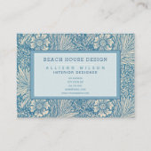 William Morris - Blue Marigold - Floral Visitenkarte (Vorderseite)