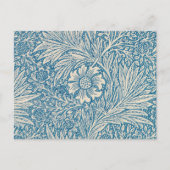 William Morris - Blue Marigold Postkarte (Vorderseite)