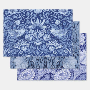 William Morris, Blue Monotone Geschenkpapier Set