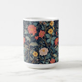 William Morris Blue Teal Arts & Crafts Floral Kaffeetasse (Mittel)