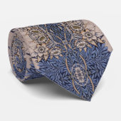 William * Morris Blue Tulip und Willow Blume Krawatte (Gerollt)