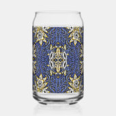 William Morris Blue und Gold Tulip Willow Design Dosenglas (Rechts)