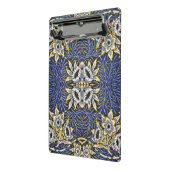 William Morris Blue und Gold Tulip Willow Design Mini Klemmbrett (Gewinkelt2)