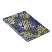 William Morris Blue und Gold Tulip Willow Design Notizblock (Rechte Seite)