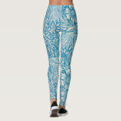 William Morris BLUE VINE Leggings (Rückseite)