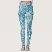 William Morris BLUE VINE Leggings (Vorderseite)