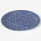 William Morris Blue Vintag Paper Teller (Schrägansicht)