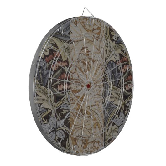 William Morris Bluebell Tapestry Design Dartscheibe (Vorderseite Links)