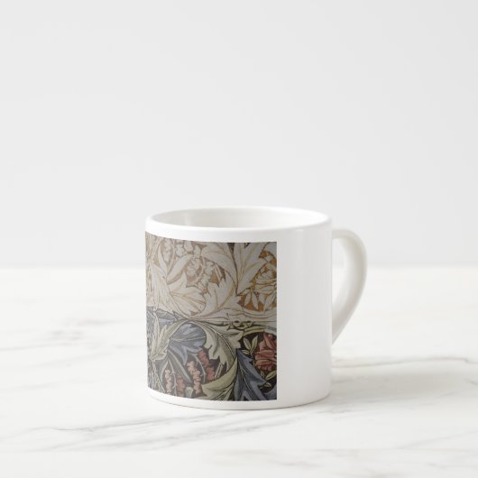 William Morris Bluebell Tapestry Design Espressotasse (Vorderseite Rechts)