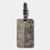William Morris Bluebell Tapestry Design Gepäckanhänger (Vorderseite vertikal)