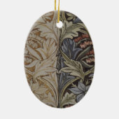 William Morris Bluebell Tapestry Design Keramik Ornament (Hinten)