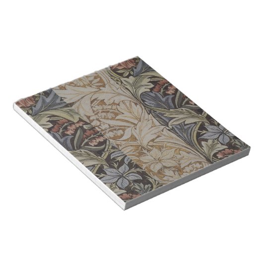 William Morris Bluebell Tapestry Design Notizblock (angewinkelt)