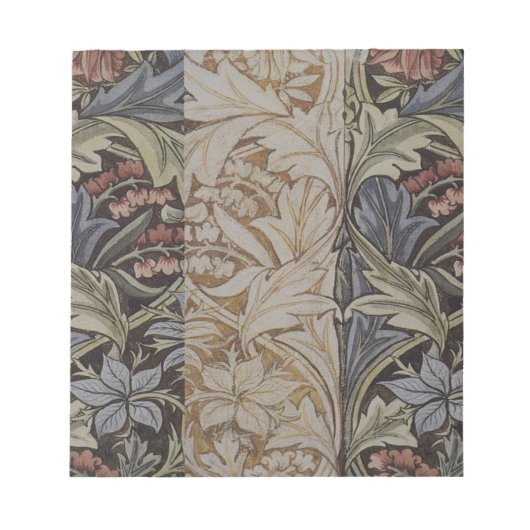 William Morris Bluebell Tapestry Design Notizblock (Vorderseite)