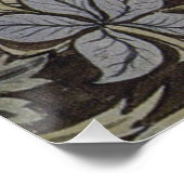 William Morris Bluebell Tapestry Design Poster (Ecke)