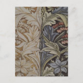 William Morris Bluebell Tapestry Design Postkarte (Vorderseite)