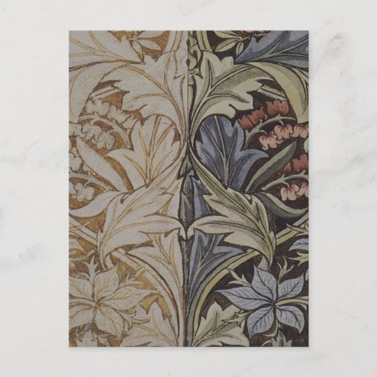 William Morris Bluebell Tapestry Design Postkarte (Vorderseite)