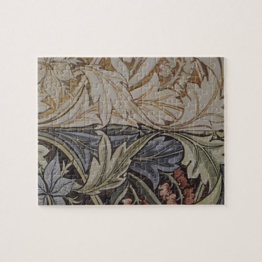 William Morris Bluebell Tapestry Design Puzzle (Horizontal)
