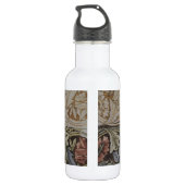 William Morris Bluebell Tapestry Design Trinkflasche (Rückseite)