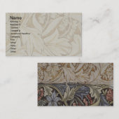 William Morris Bluebell Tapestry Design Visitenkarte (Vorne/Hinten)