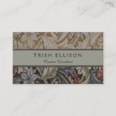 William Morris Bluebell Tapestry Design Visitenkarte