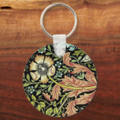 William Morris Blume Design Schlüsselanhänger (Vorderseite)