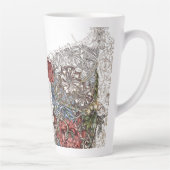 William Morris Blume elegante Blumengrafik Milchtasse (Rechts)