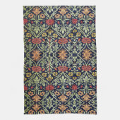 William Morris Blume Foliage Green Yellow Red Geschirrtuch (Vertikal)