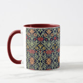 William Morris Blume Foliage Green Yellow Red Tasse (Links)