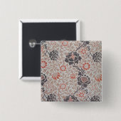 William Morris Blume Grafton Wallpaper Button (Vorne & Hinten)