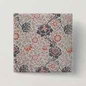 William Morris Blume Grafton Wallpaper Button (Vorderseite)