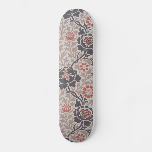 William Morris Blume Grafton Wallpaper Skateboard (Vorderseite)