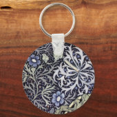 William Morris - Blume Schlüsselanhänger (Vorderseite)
