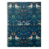 William Morris - Blume & Vogelmuster Notizblock (Vorderseite)