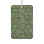 William Morris Blumen-Grünzeug Autolufterfrischer (Rückseite)