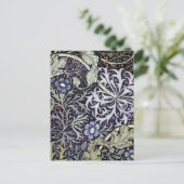 William Morris Blumen Postkarte (Stehend Vorderseite)