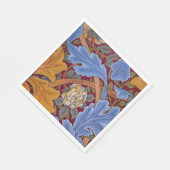 William Morris Blumen Tapetenmuster Serviette (Ecke)
