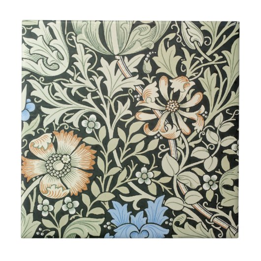 William Morris Blumendesign Fliese (Vorderseite)